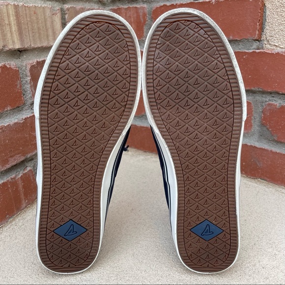 Sperry Women’s Crest CVO Corduroy Navy Sneakers Sz 11 - Picture 7 of 9